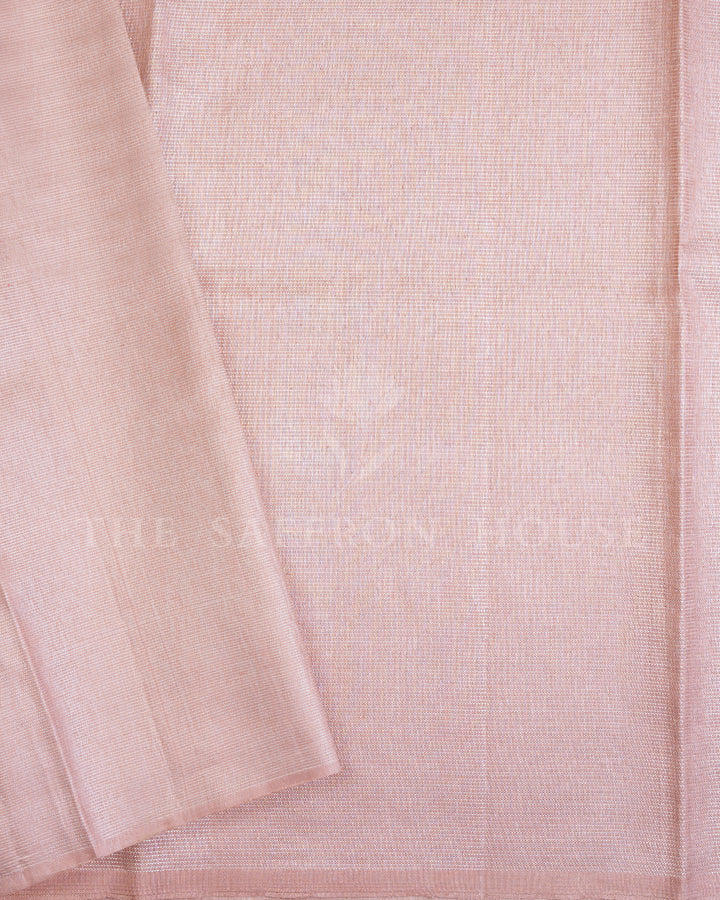 Dusty Rose Handwoven Pure Kanjivaram Silk Saree - TSH250269