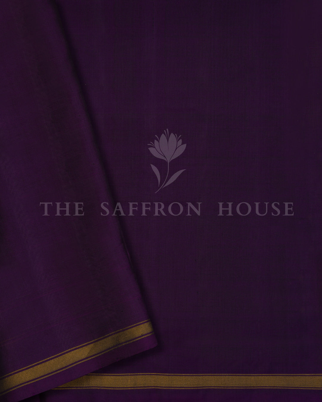 Aubergine Handwoven Rajkot Single Ikat Patola Saree - TSH6014