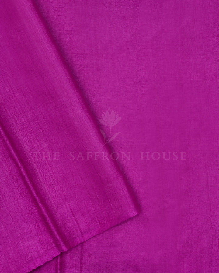 Beige Printed Tussar Silk Saree - TSH8460082