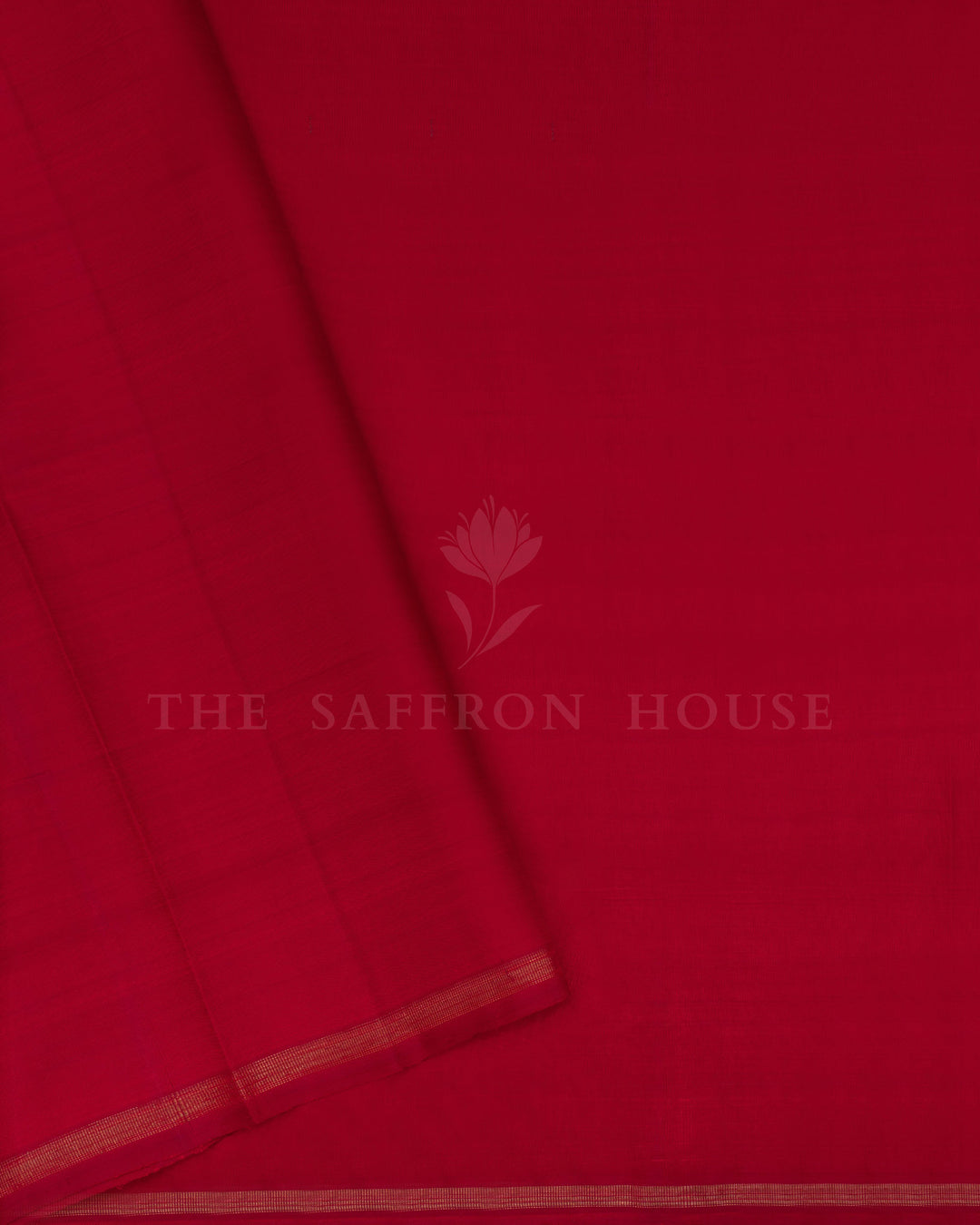 Maroonish Red Handwoven Kanjivaram Silk Saree - TSH250234