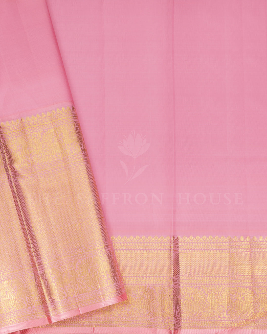 Magenta Handwoven Kanjivaram Silk Saree - TSH250395