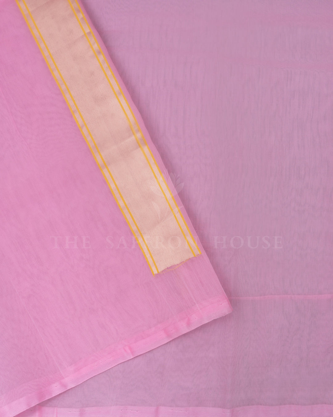 Baby Pink Handwoven Organza Banarasi Saree - TSH110081
