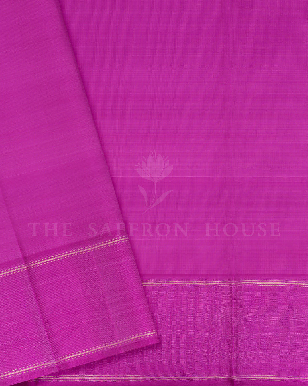 Pink And Dark Pink Handwoven Kanjivaram Silk Saree - TSH250122