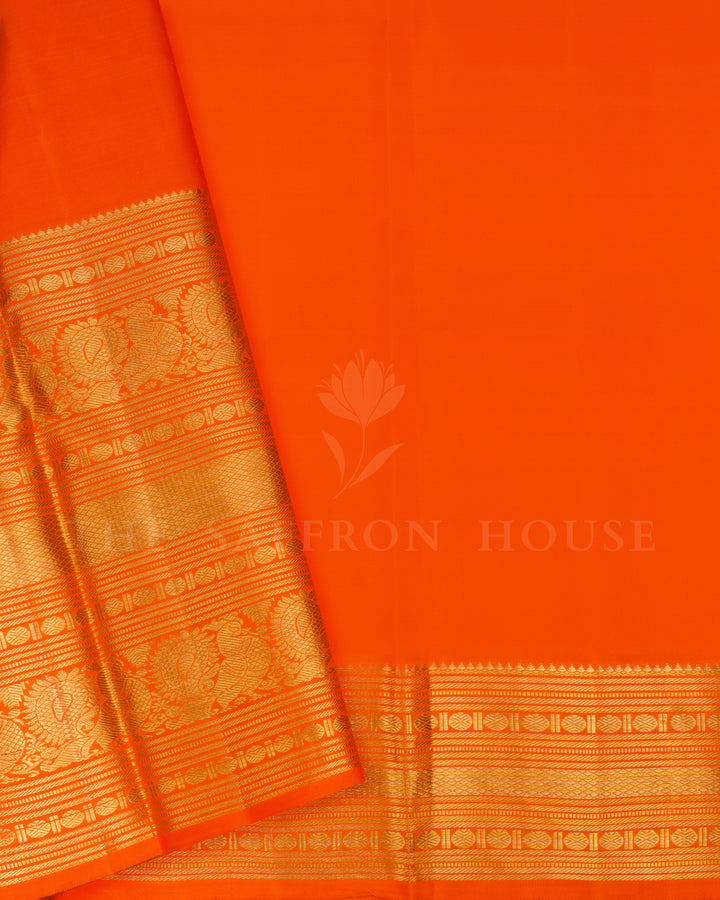 Lavender Handwoven Kanjivaram Silk Saree - TSH2506104