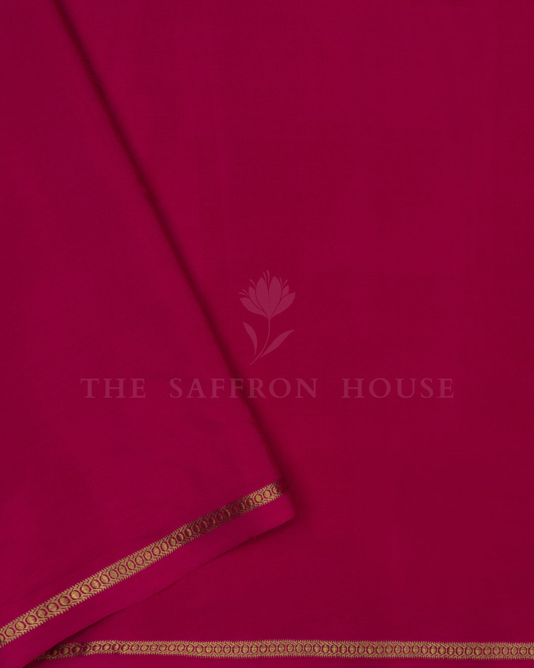 Rani Pink Pure Zari Mysore Silk Saree - TSH2506099