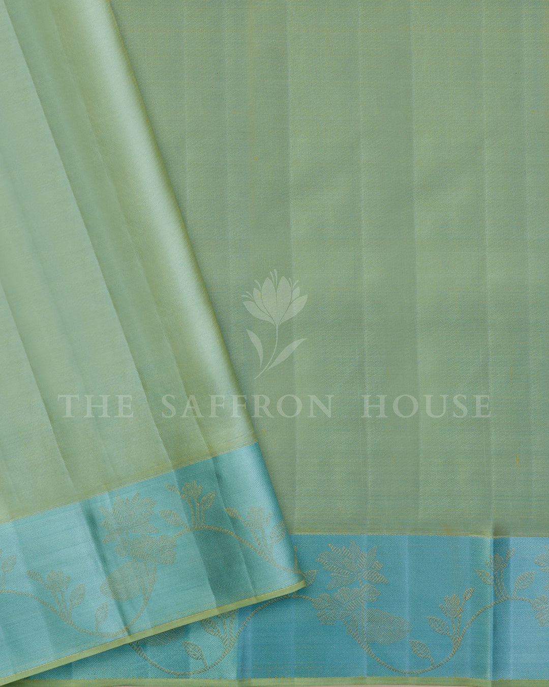 Yellow Checks Kanchivaram Silk Saree