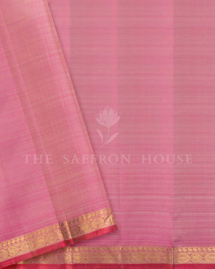 Cream Kanchivaram Silk Saree with Zari Buttas