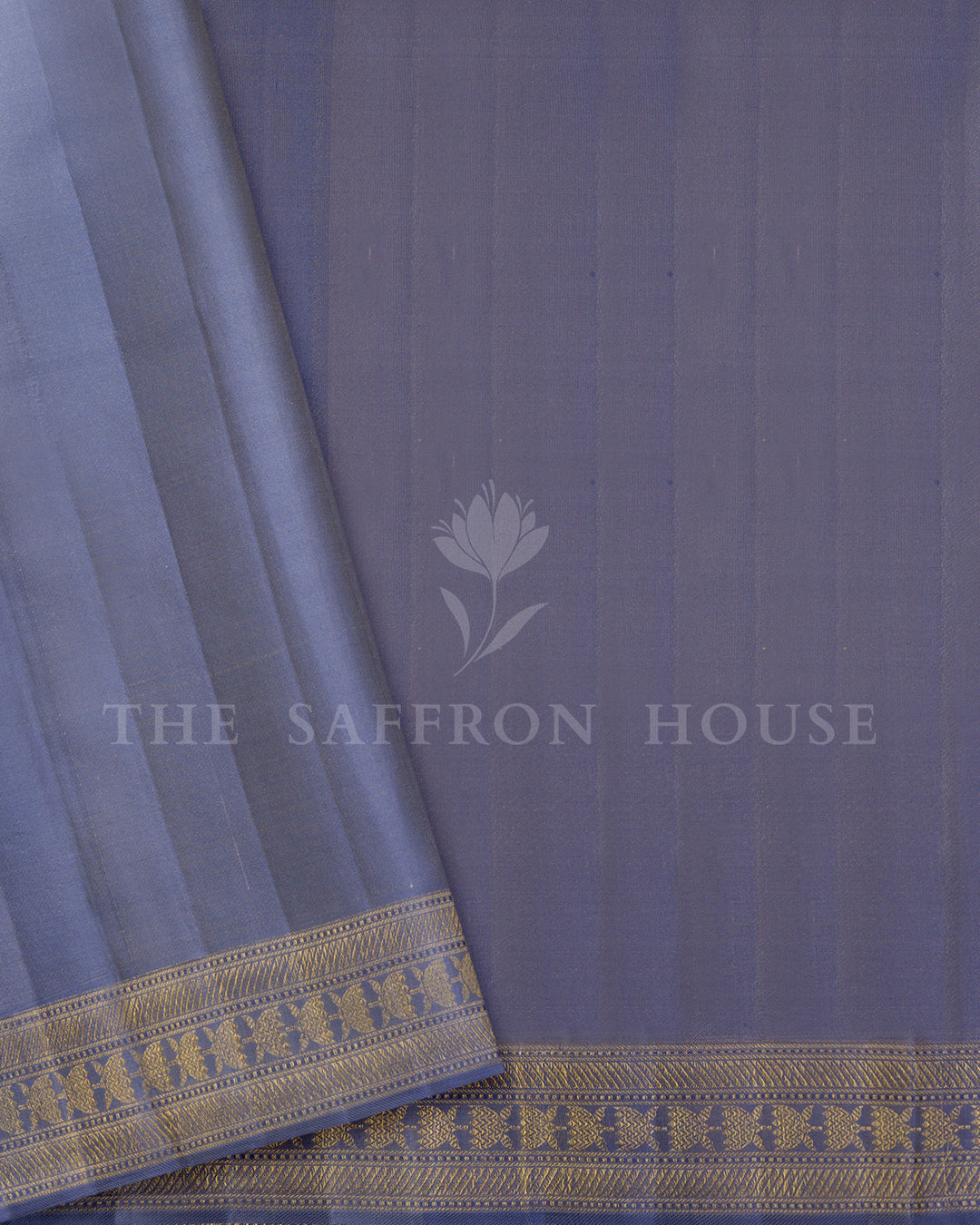 Cream Gold Kanchivaram Brocade Silk Saree