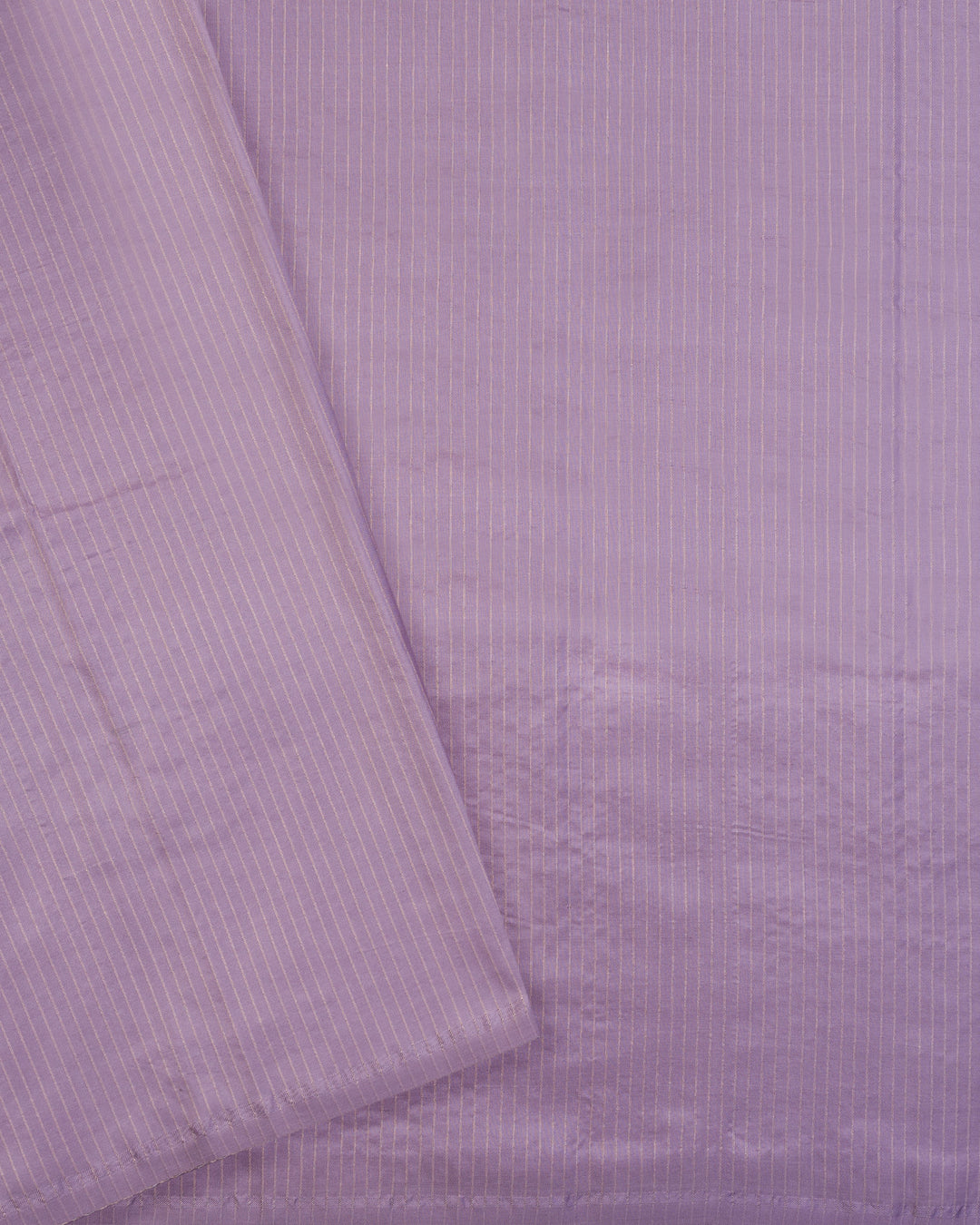 Lavender Mashru Banarasi Saree with Rose Gold Butis and Floral Zari Border