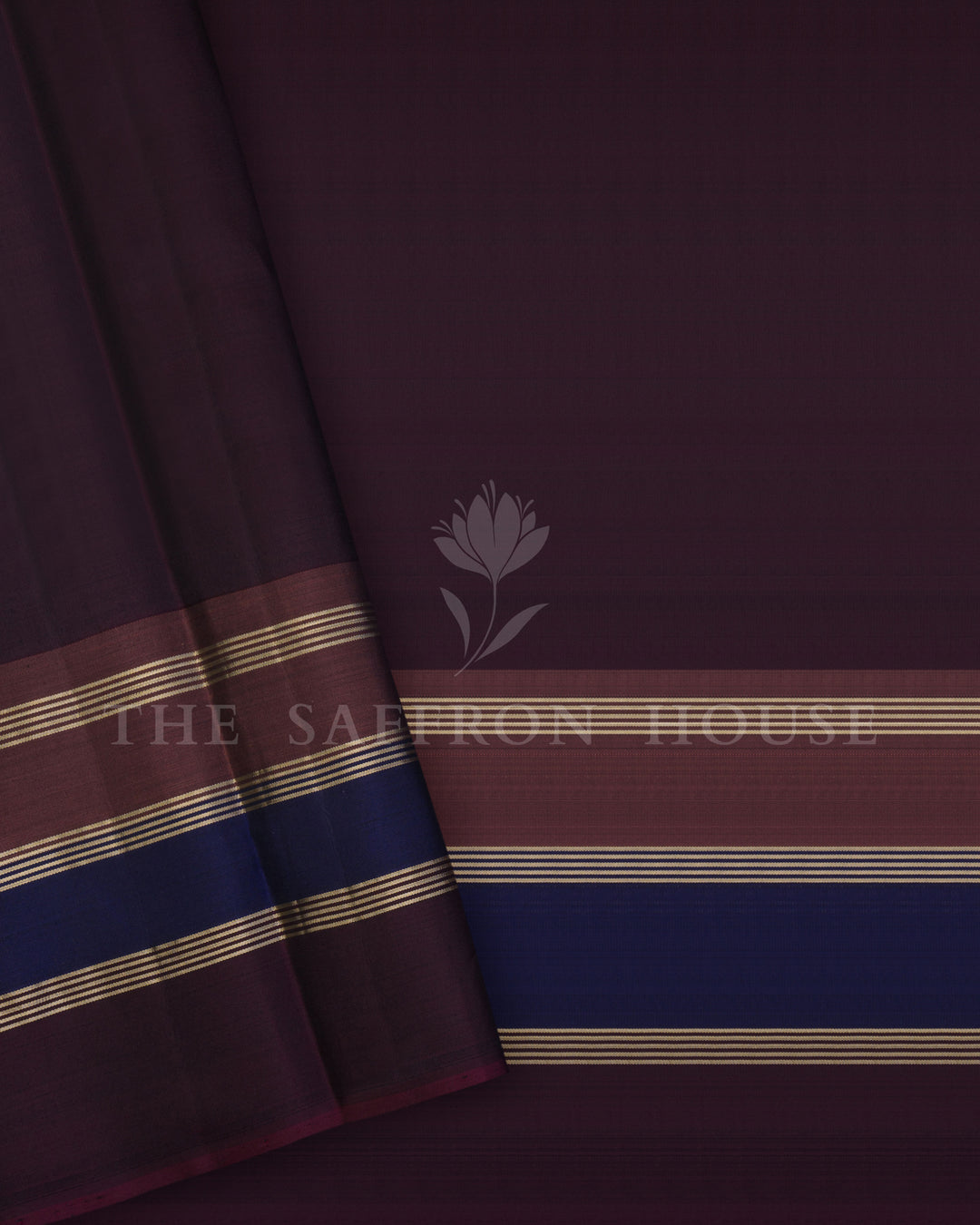 Handloom Pure Kanjivaram Silk Saree in Onion Pink And Arakku - TSH250060