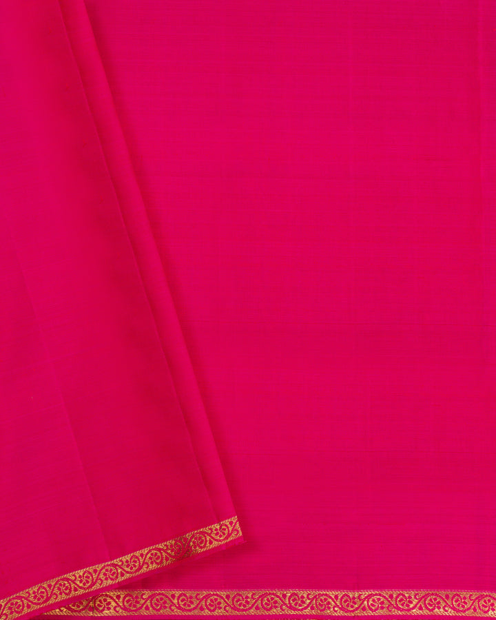 Collector’s Kanchi Jamdhani Weave Saree with Intricate Meenakari