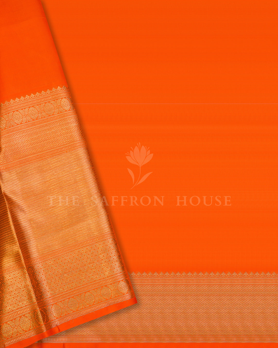 Handloom Kanjivaram Silk Saree in Turquoise Blue  - TSH250288
