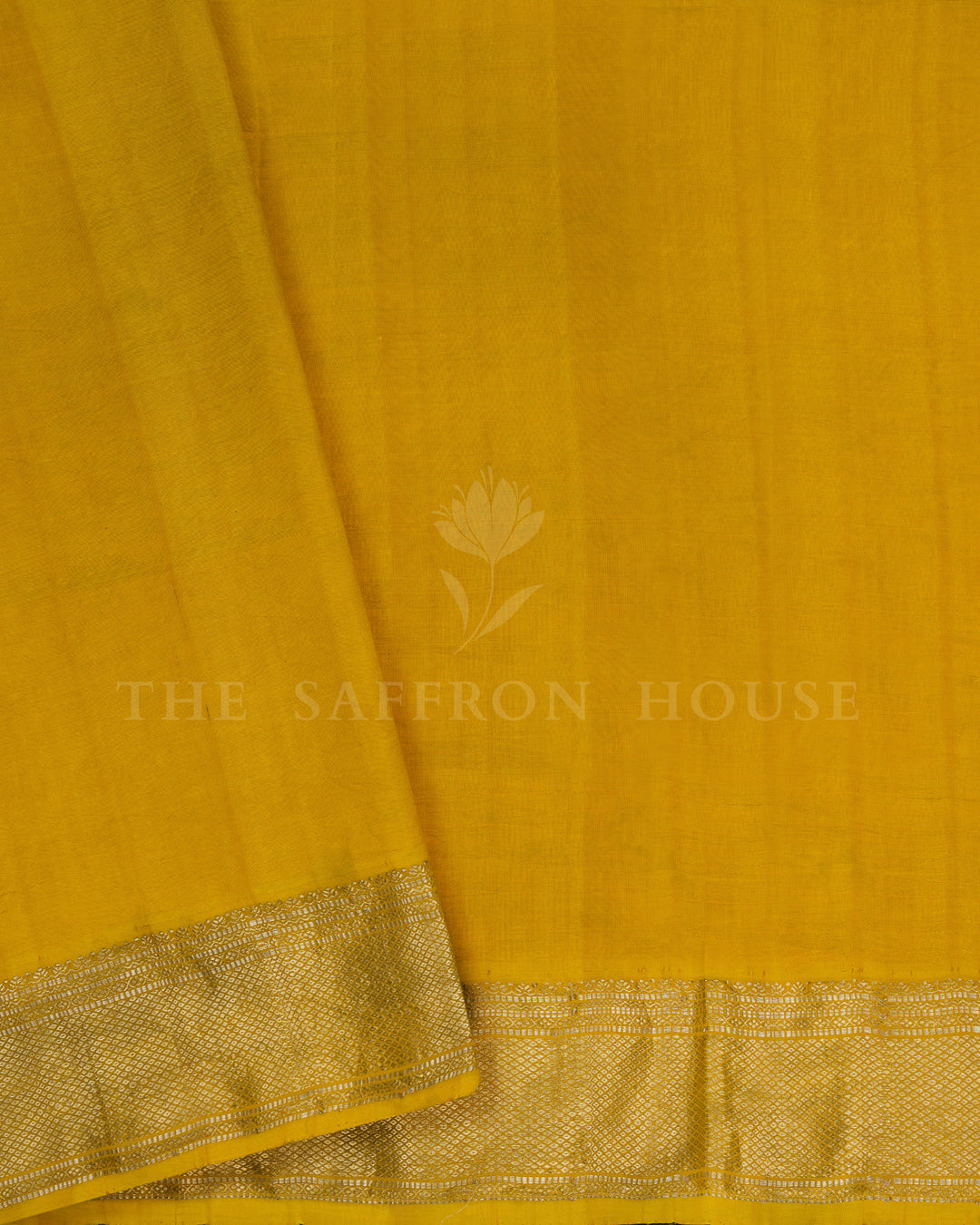Beige And Mustard Yellow Handwoven Kalamkari Kanchi Silk Saree - TSH2506328