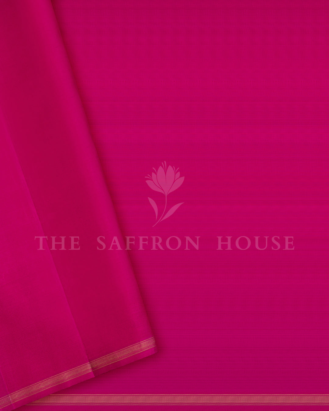Handloom Pure Kanjivaram Silk Saree in Onion Pink And Rani Pink - TSH250200