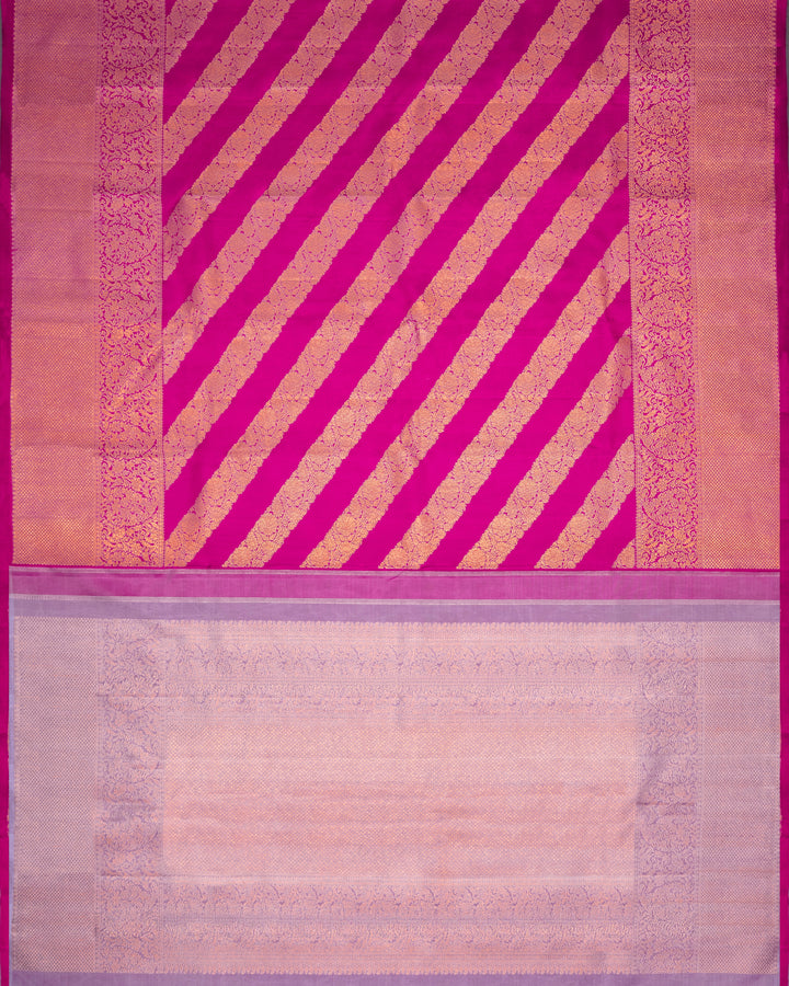 Magenta & Mauve Kanchivaram Silk Saree