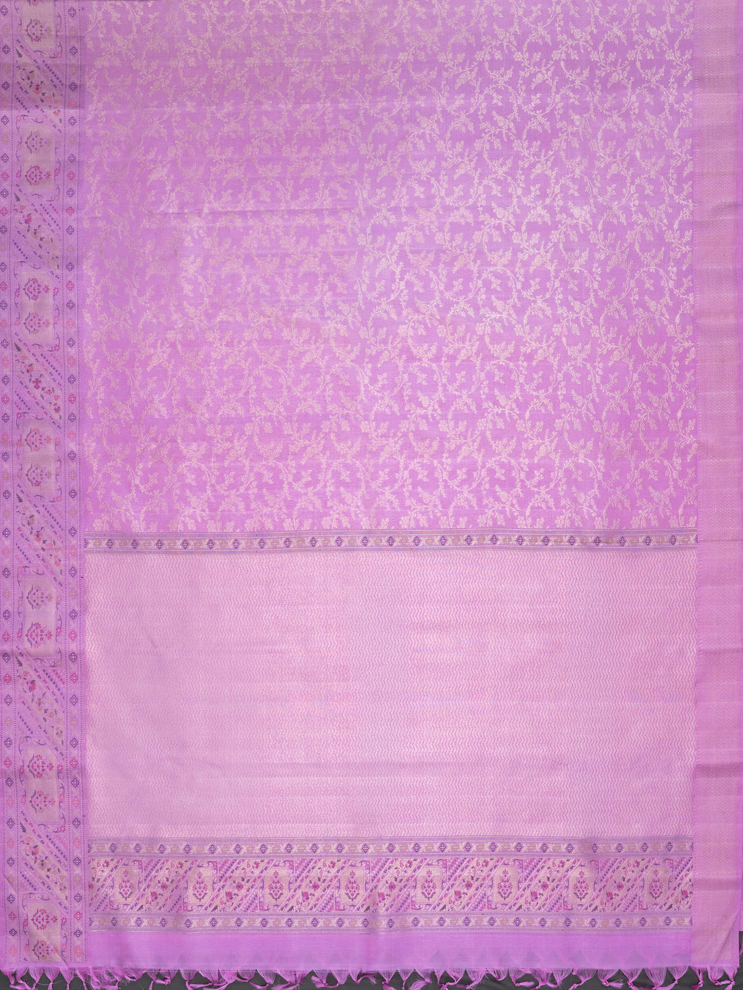 Lavender Kanchivaram Silk Saree