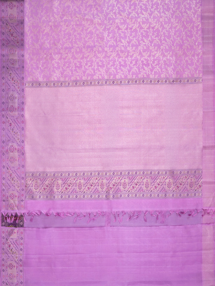 Lavender Kanchivaram Silk Saree