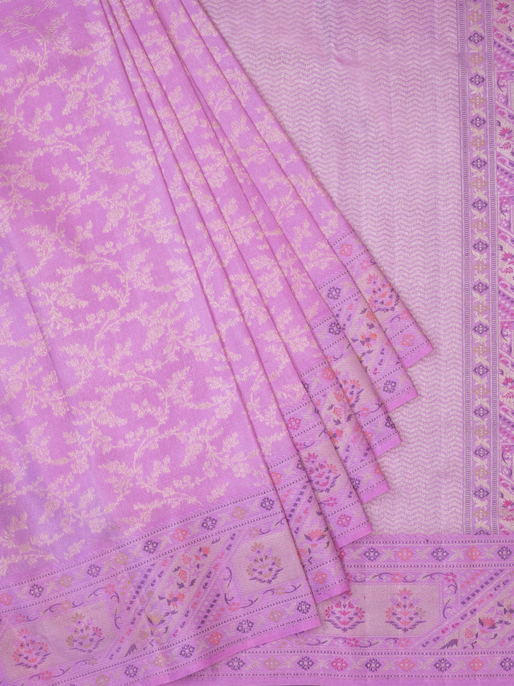 Lavender Kanchivaram Silk Saree