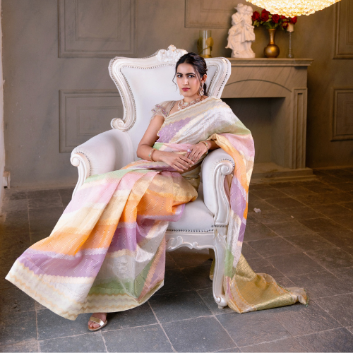 Niharika Konidela in The Saffron House lookbook
