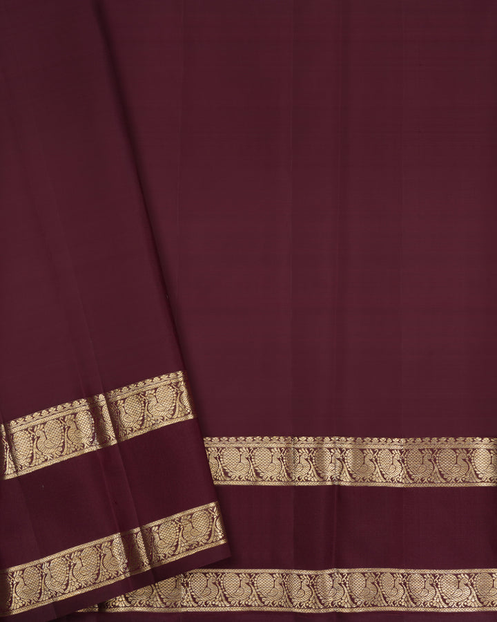Pure Zari Kanjivaram Silk Saree – The Saffron House