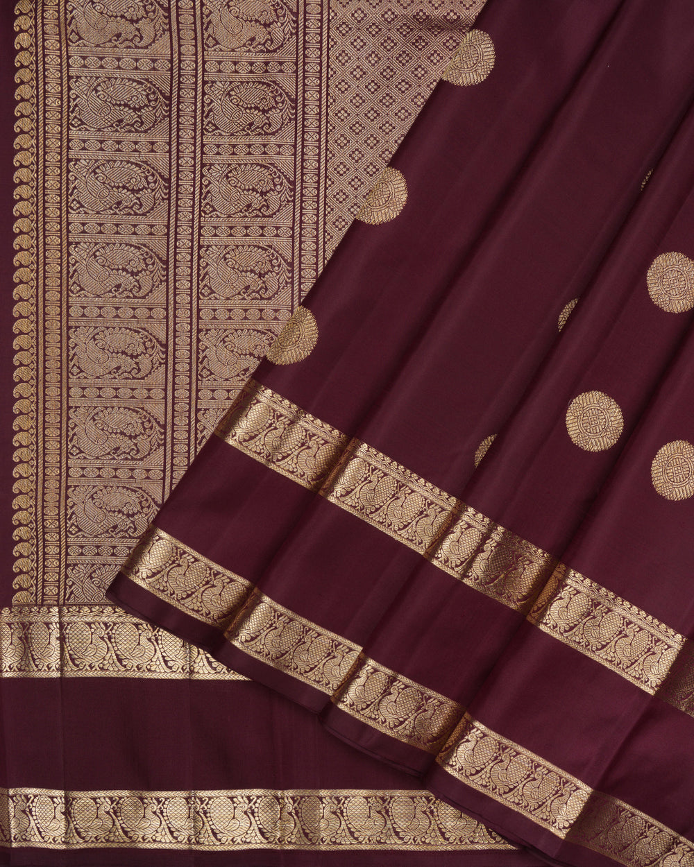 Pure Zari Kanjivaram Silk Saree – The Saffron House