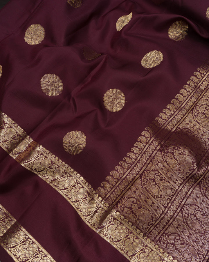 Pure Zari Kanjivaram Silk Saree – The Saffron House