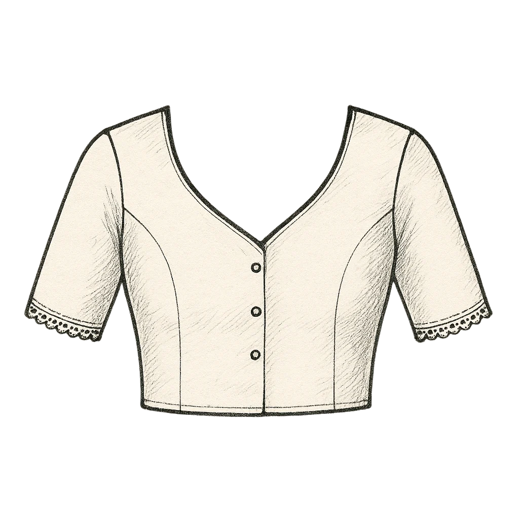 Simple Blouse Stitching – The Saffron House