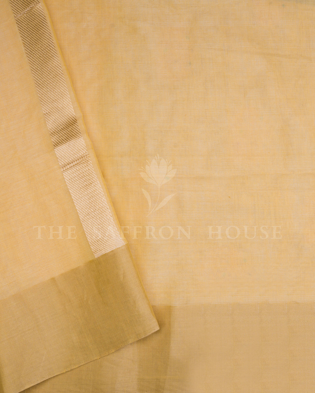 Sand Beige Banarasi Silk Saree – The Saffron House
