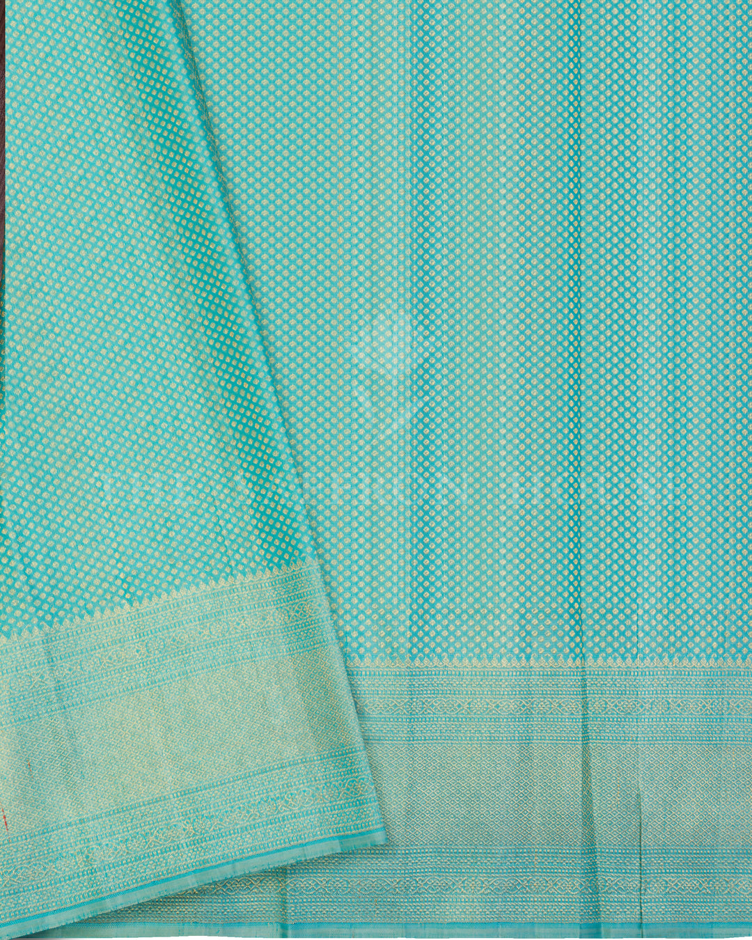 Lavender And Violet Brocade Kanjivaram Silk Saree – The Saffron House
