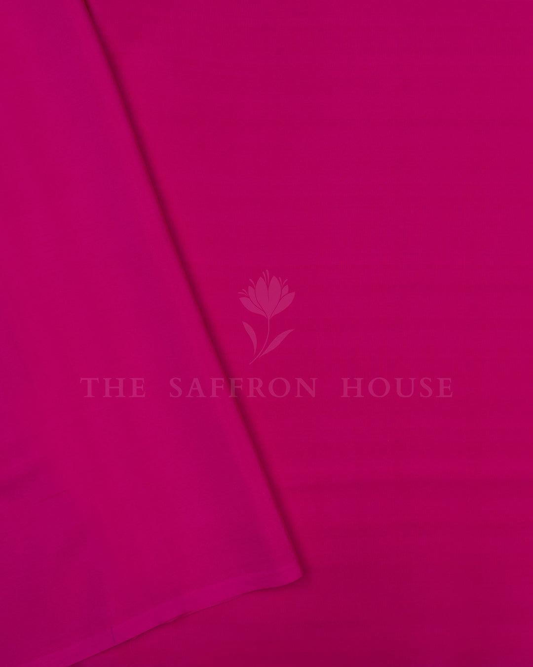 Rani Pink Pure Zari Mysore Silk Saree – The Saffron House