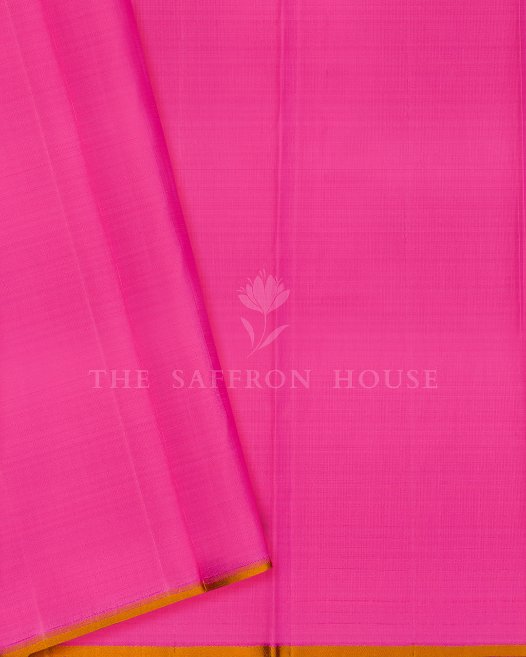 Pure White And Pink Kattam Kanjivaram Silk Saree – The Saffron House