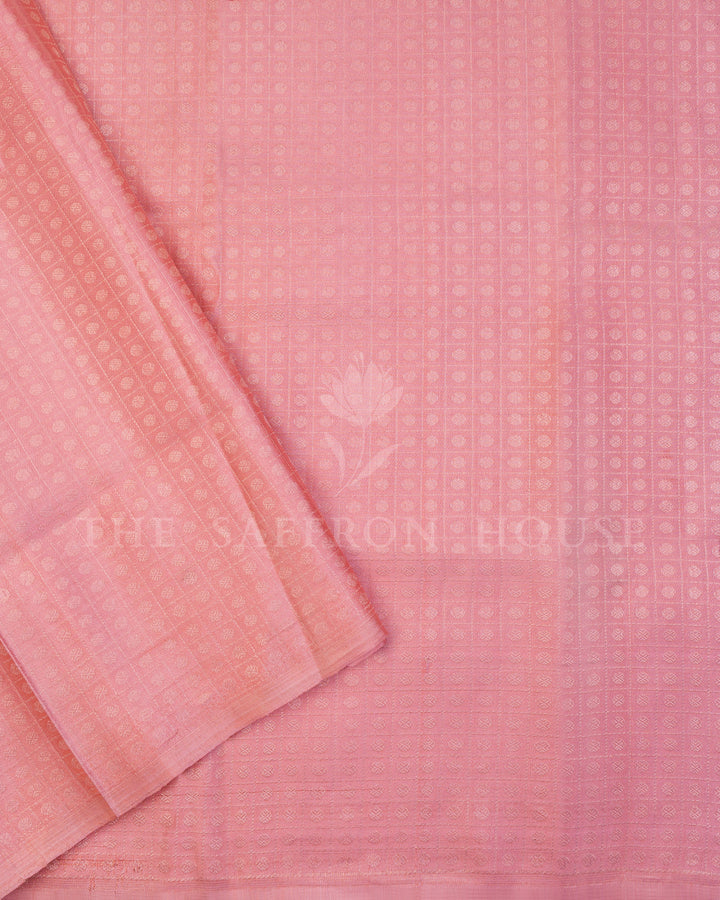 Aubergine Kanjivaram Silk Saree – The Saffron House
