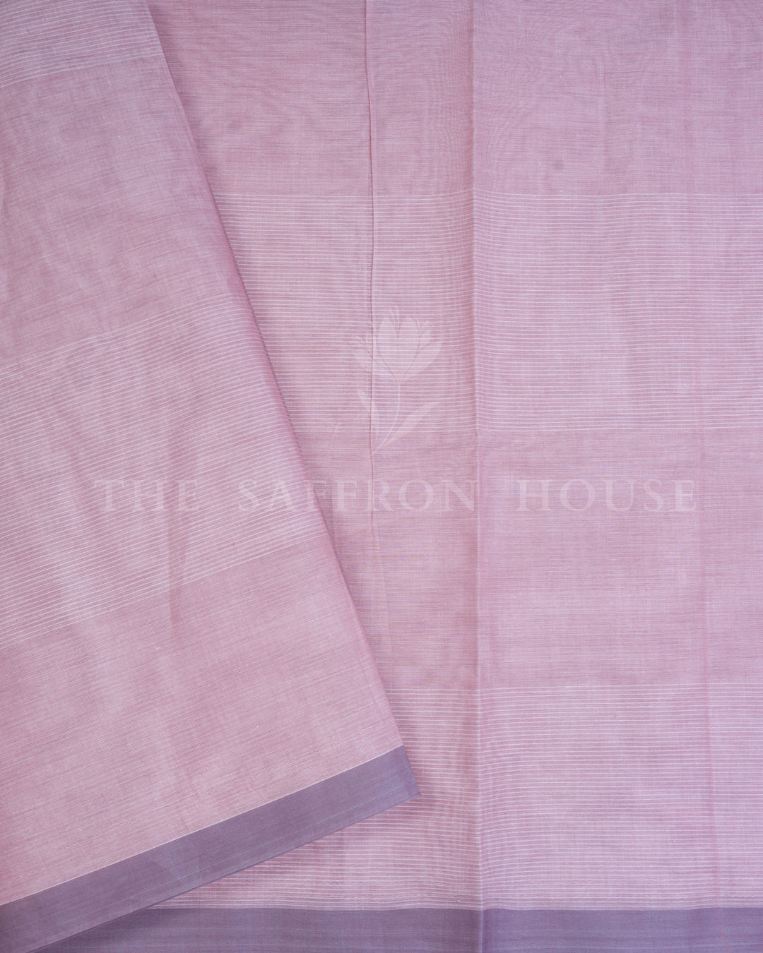 Rose And Lavender Kattam Kanjivaram Silk Saree – The Saffron House