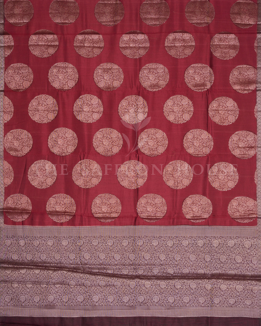 Wine Eri Silk Saree – The Saffron House