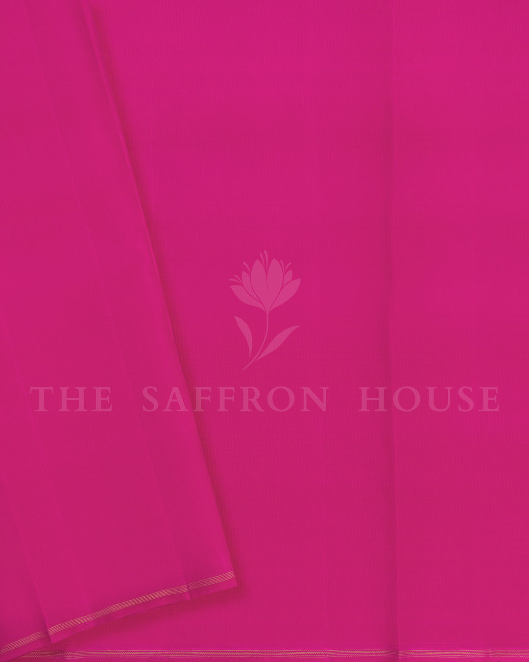 Magenta Pink Brocade Kanjivaram Silk Saree – The Saffron House