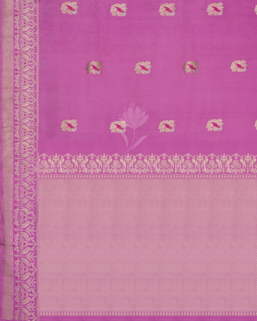 Rani Pink Mashru Banarasi Saree – The Saffron House