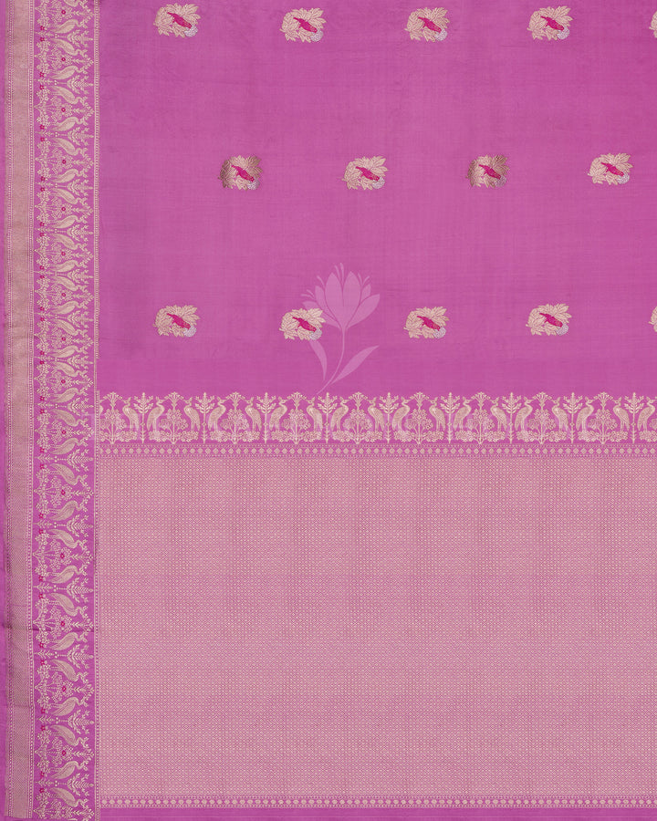 Rani Pink Mashru Banarasi Saree – The Saffron House