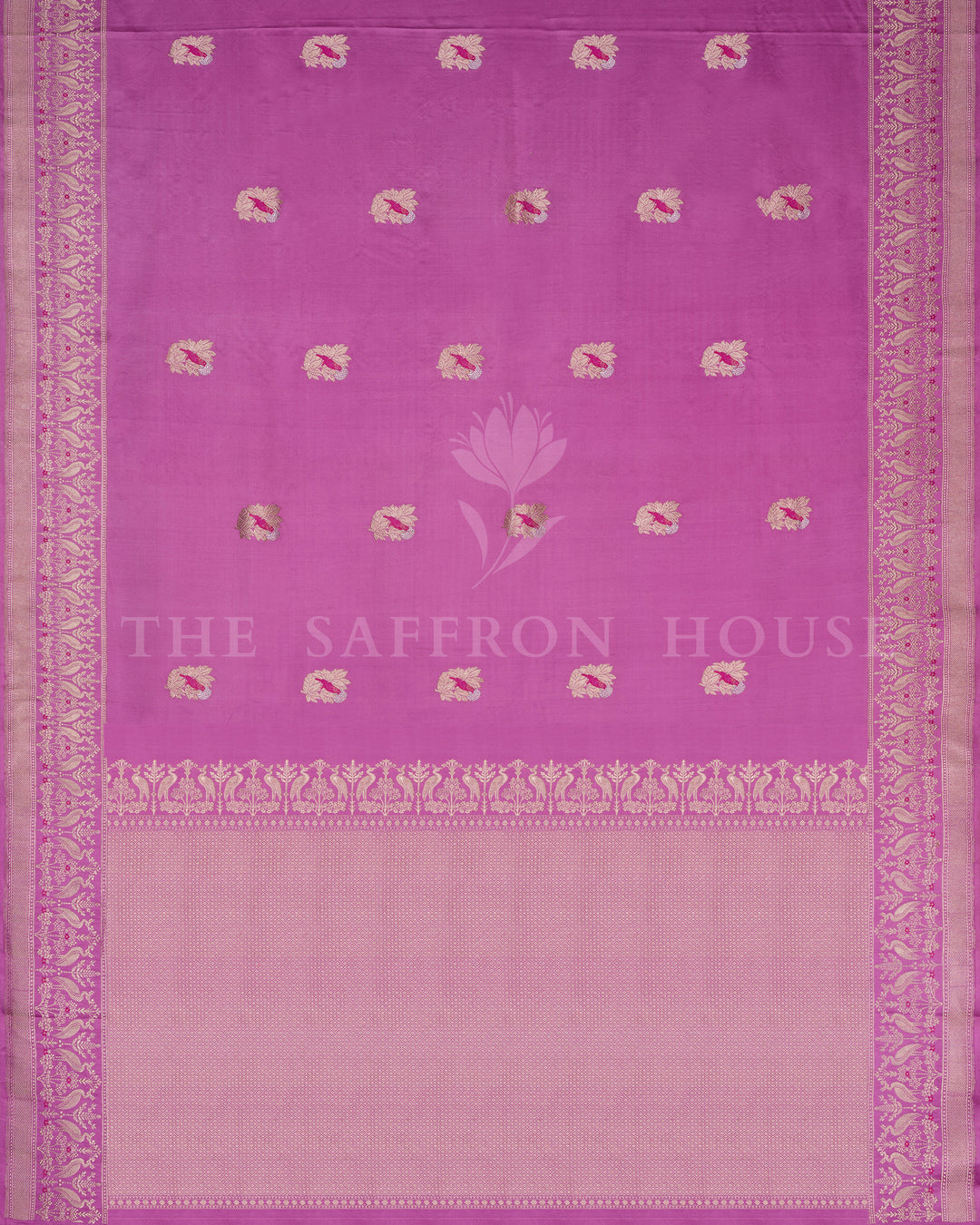 Rani Pink Mashru Banarasi Saree – The Saffron House