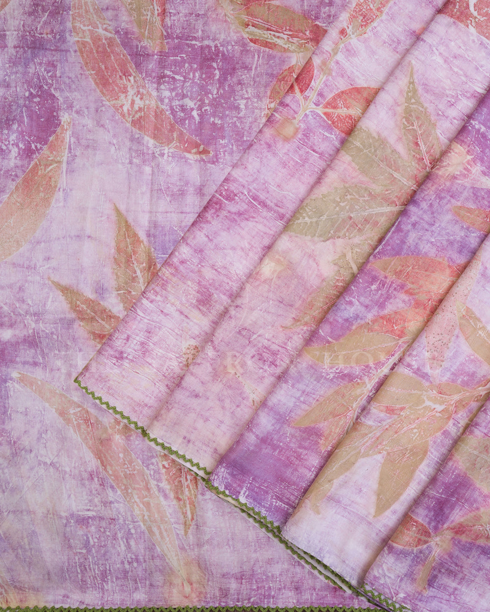 Mauve And Pink Mulberry Silk Saree – The Saffron House