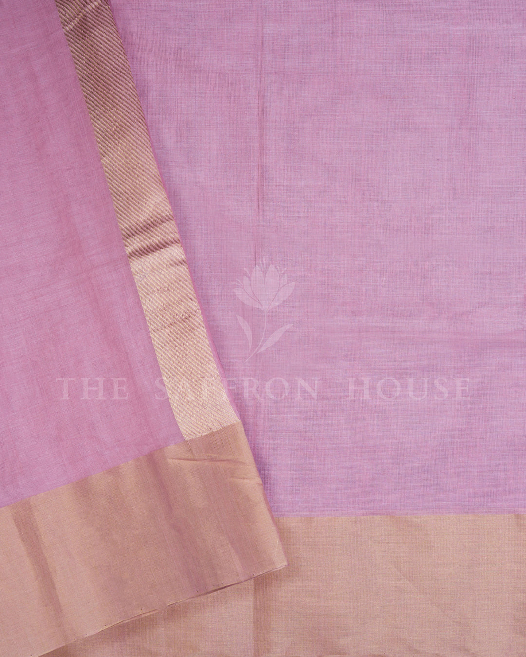 Mauve And Pink Banarasi Silk Saree – The Saffron House