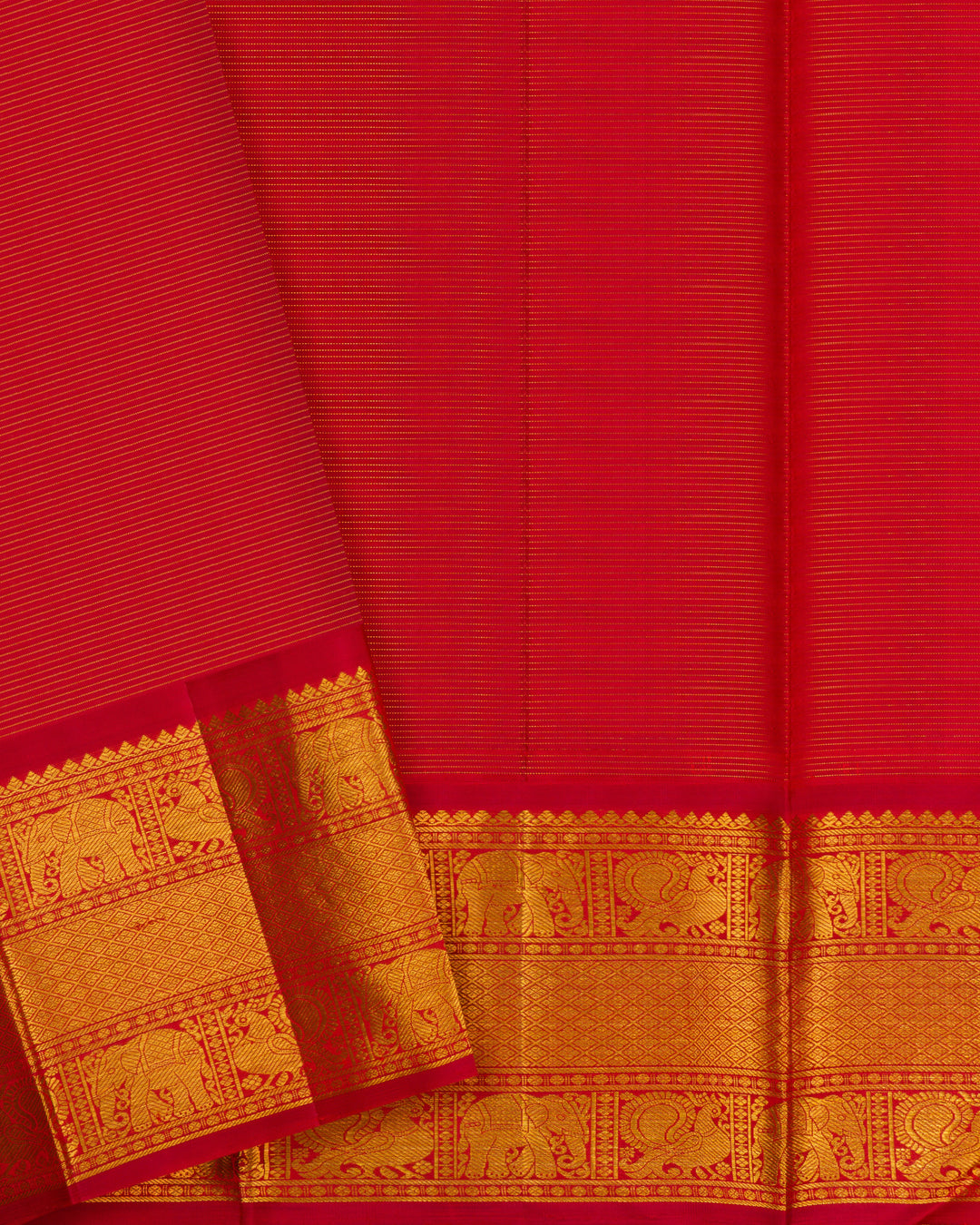 Purple And Burgundy Maroon Korvai Kanjivaram Silk Saree – The Saffron House