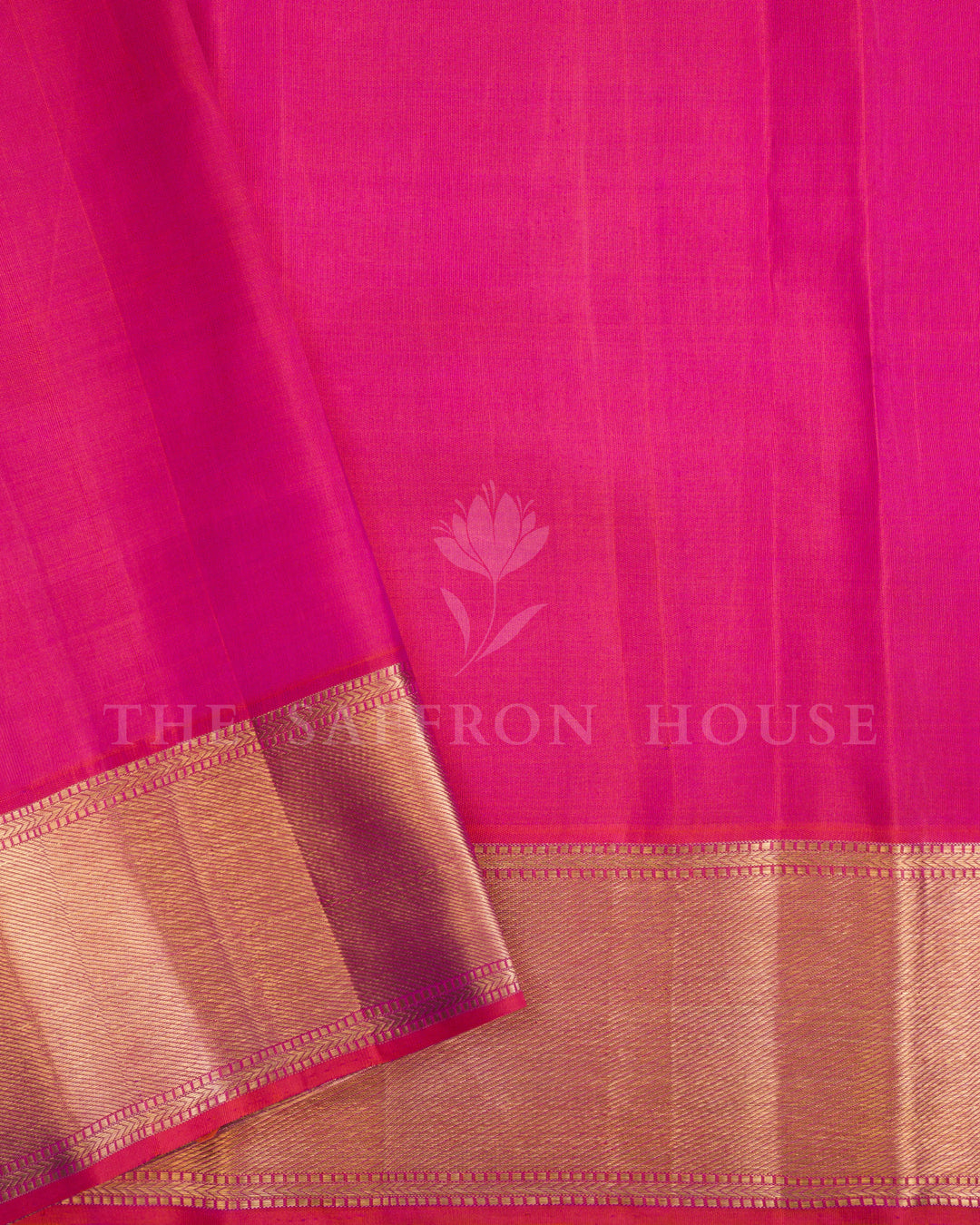 Mint And Ivory Kanjivaram Silk Saree – The Saffron House